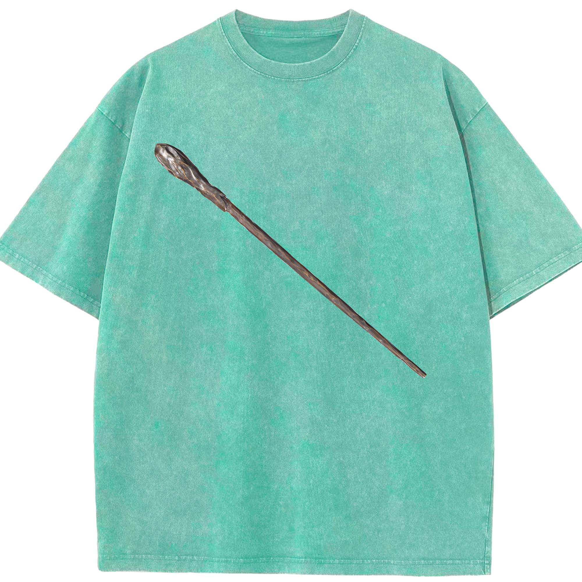 （画像用） Harry Potter ハリー・ポッターシリーズ 綿100% ヴィンテージ風 半袖Tシャツ（フロントプリント）